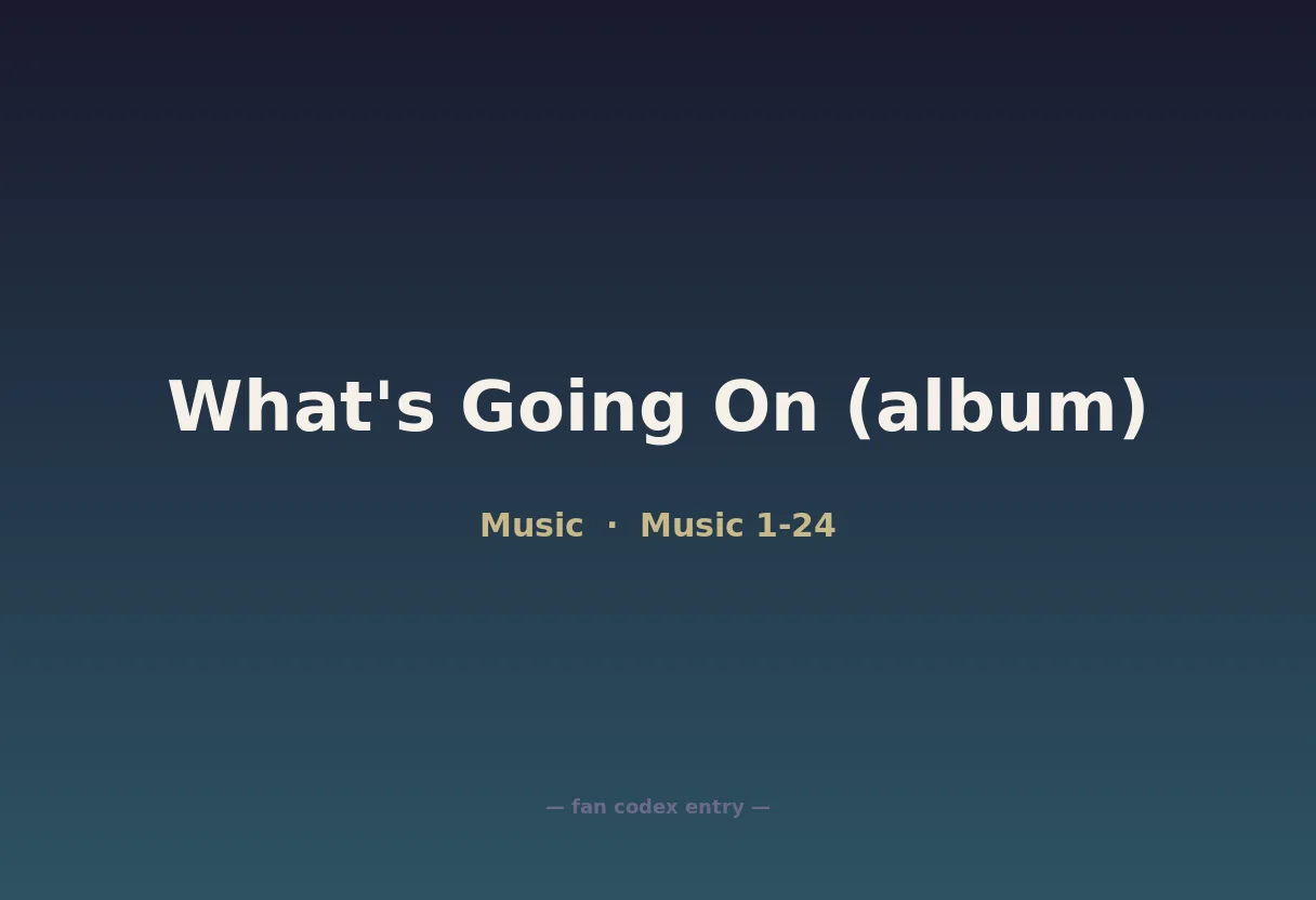 What's Going On (album)