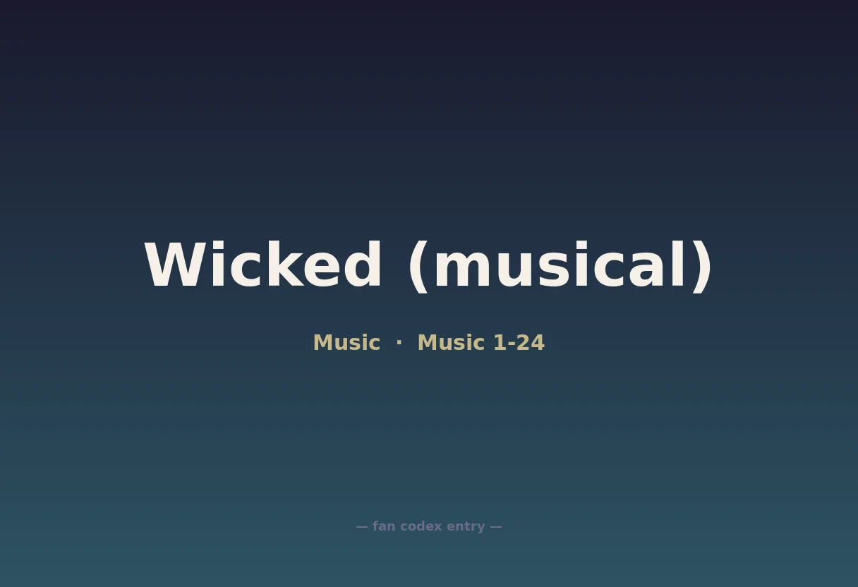 Wicked (musical)